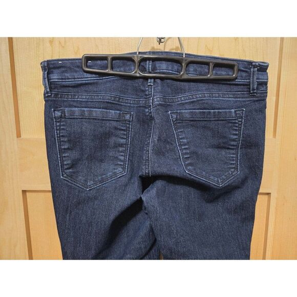 Ann Taylor LOFT Modern Crop Jeans Size 30/10 Dark Wash Denim Straight-Leg Womens - Picture 4 of 13